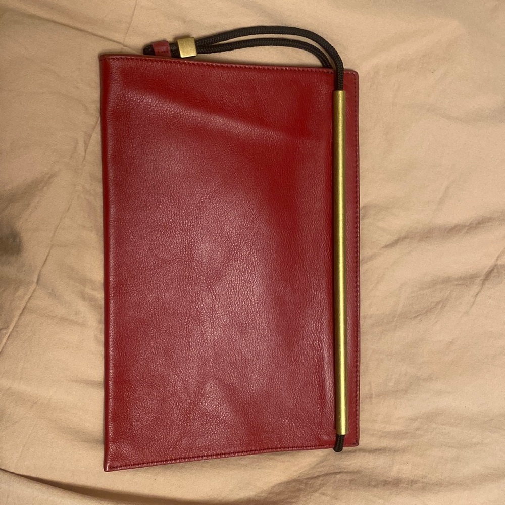 Ro Bags - Red Folder Pouch/Clutch Bag